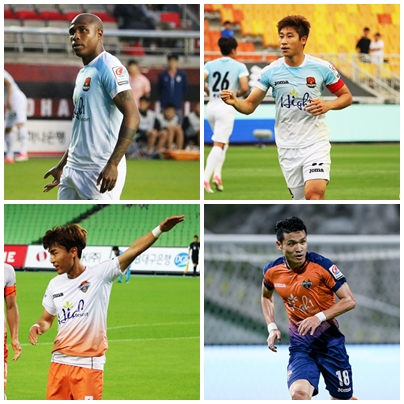강원 FC 공격 4인방, '넷이 합쳐 공격포인트 32개' 강원 FC 공격 4인방, '넷이 합쳐 공격포인트 32개'